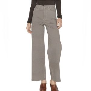 Le Palazzo Herringbone Cotton-Blend Wide-Leg Pants